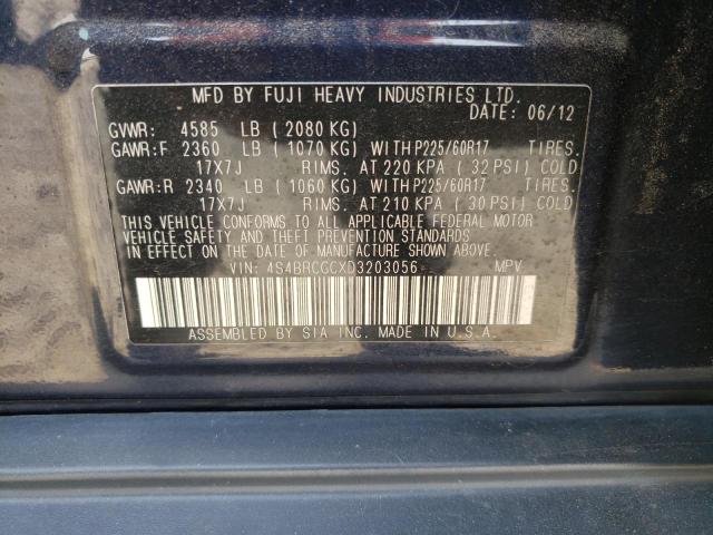 VIN 4S4BRCGCXD3203056 2013 Subaru Outback, 2.5I Pre... no.13