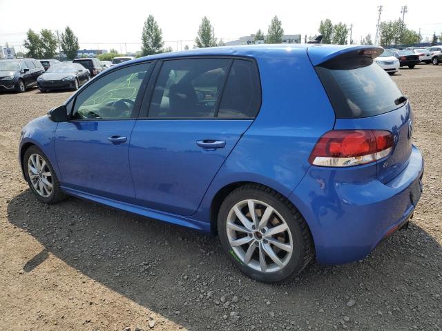 VOLKSWAGEN GOLF R 2013 blue hatchbac gas WVWPF7AJ1DW084099 photo #3