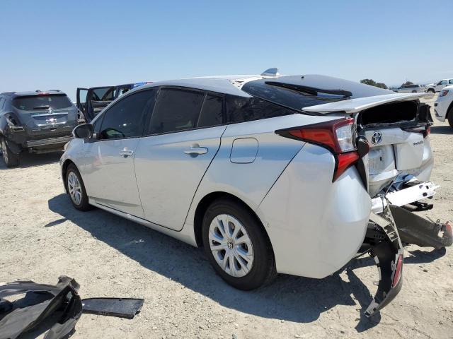 TOYOTA PRIUS NIGH 2022 silver  hybrid engine JTDKAMFUXN3177393 photo #3