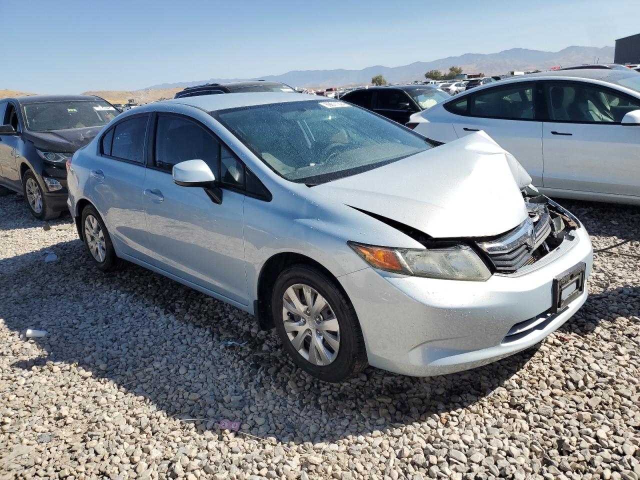 Lot #2858136168 2012 HONDA CIVIC LX