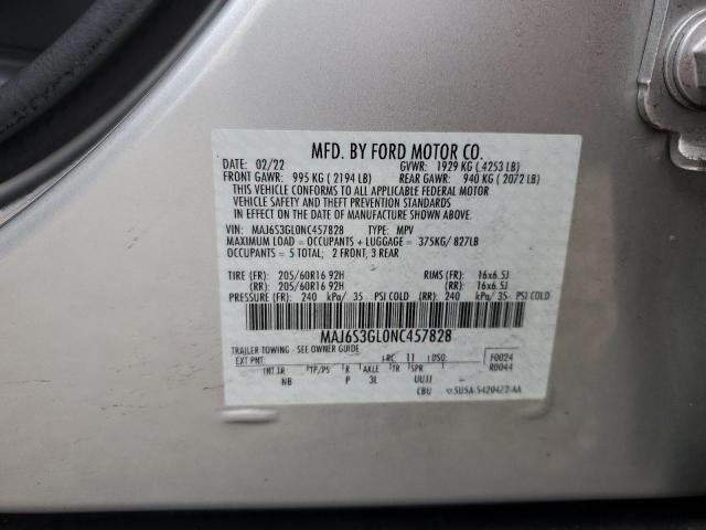 2022 FORD ECOSPORT S - MAJ6S3GL0NC457828