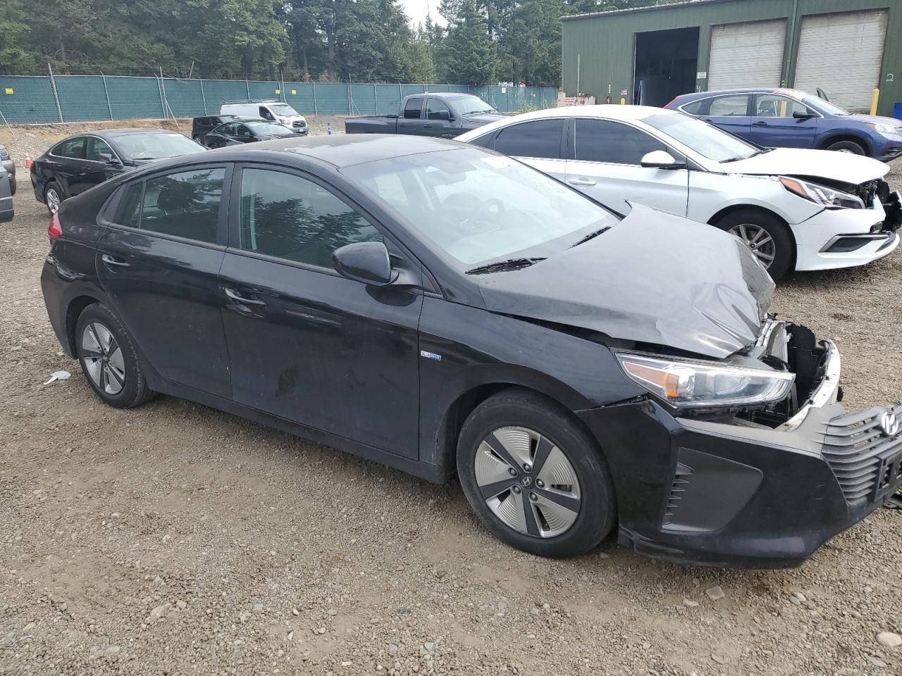 Lot #2825938713 2019 HYUNDAI IONIQ BLUE