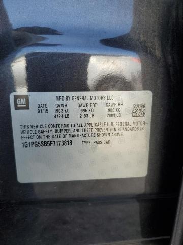2015 CHEVROLET CRUZE LTZ - 1G1PG5SB5F7173818
