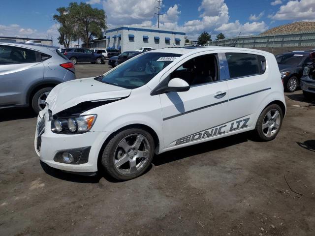 CHEVROLET SONIC LTZ 2012 white  gas 1G1JE6SH6C4224505 photo #1