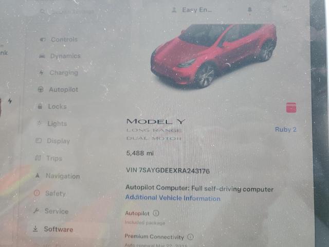 2024 TESLA MODEL Y - 7SAYGDEEXRA243176