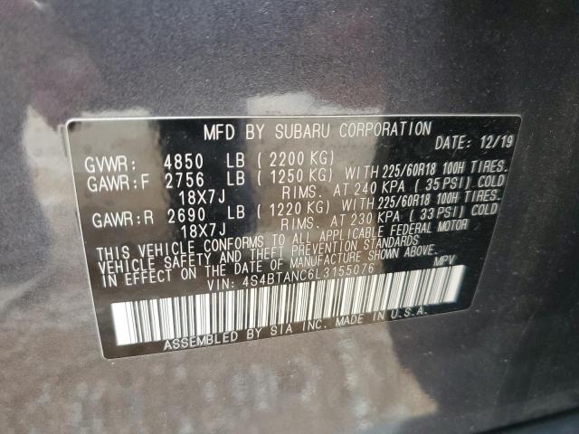 2020 SUBARU OUTBACK LI - 4S4BTANC6L3155076