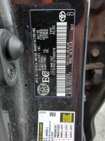 2020 TOYOTA COROLLA LE - 5YFBPRBE0LP008918