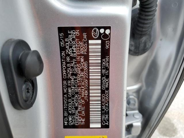 2015 LEXUS ES 350 - JTHBK1GG6F2203885