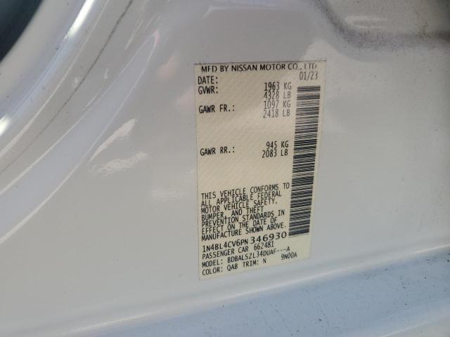2023 NISSAN ALTIMA SR - 1N4BL4CV6PN346930