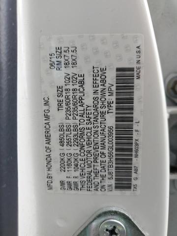 2016 ACURA RDX TECHNO - 5J8TB3H56GL003956