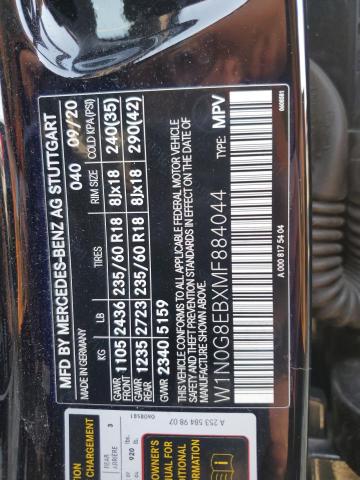 2021 MERCEDES-BENZ GLC 300 4M - W1N0G8EBXMF884044