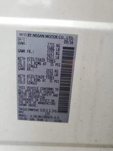 2017 INFINITI QX60 - 5N1DL0MM3HC501136