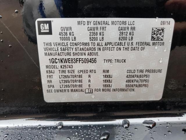 2015 CHEVROLET 2500 HD 1GC1KWE83FF509456