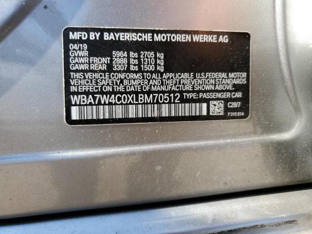 2020 BMW 745XE - WBA7W4C0XLBM70512
