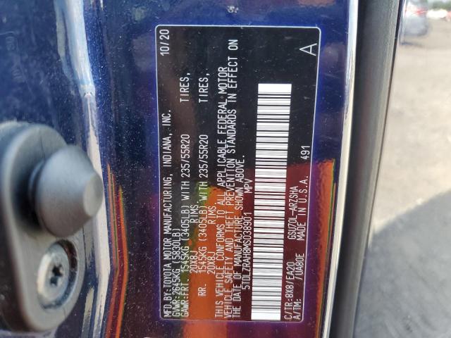 2021 TOYOTA HIGHLANDER - 5TDLZRAH8MS038901