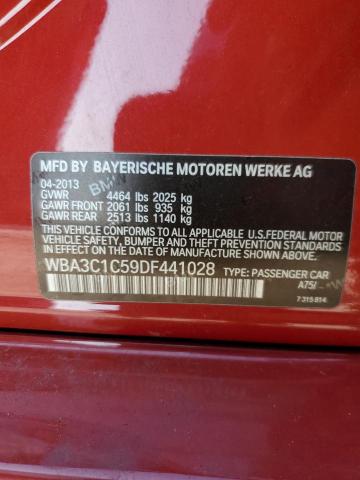 VIN WBA3C1C59DF441028 2013 BMW 3 Series, 328 I Sulev no.12