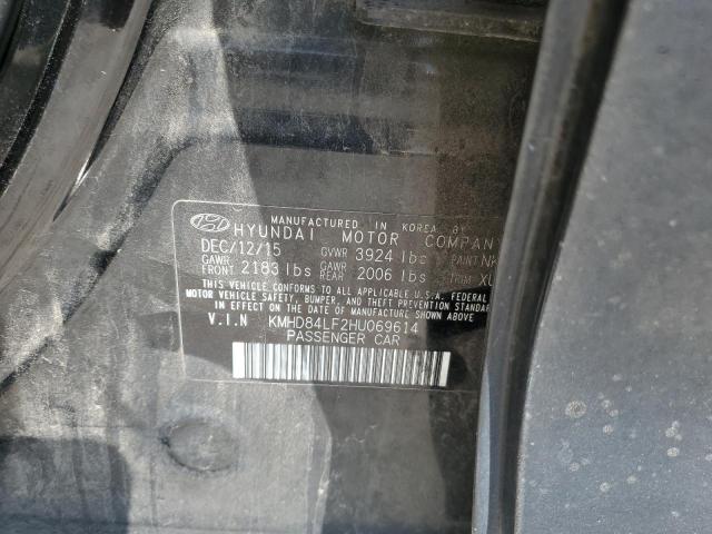 2017 HYUNDAI ELANTRA SE - KMHD84LF2HU069614