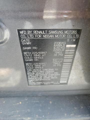 2015 NISSAN ROGUE S - KNMAT2MT3FP514033