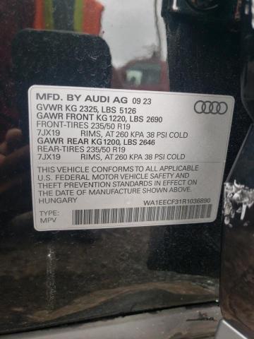 VIN WA1EECF31R1036890 2024 Audi Q3, Premium Plus S ... no.14