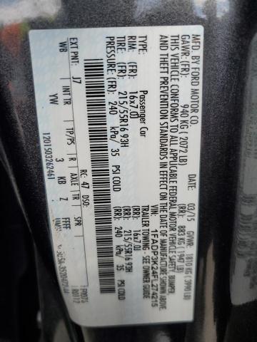 2015 FORD FOCUS SE - 1FADP3K24FL274215
