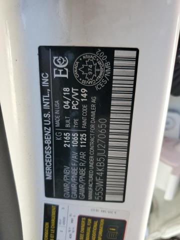 2018 MERCEDES-BENZ C 300 4MAT - 55SWF4KB5JU270650