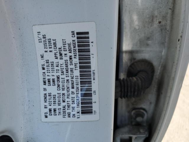 2016 HONDA ACCORD EXL - 1HGCR2F92GA160150