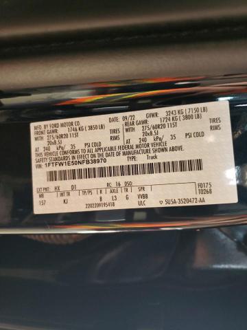 2022 FORD F150 SUPER - 1FTFW1E50NFB38970
