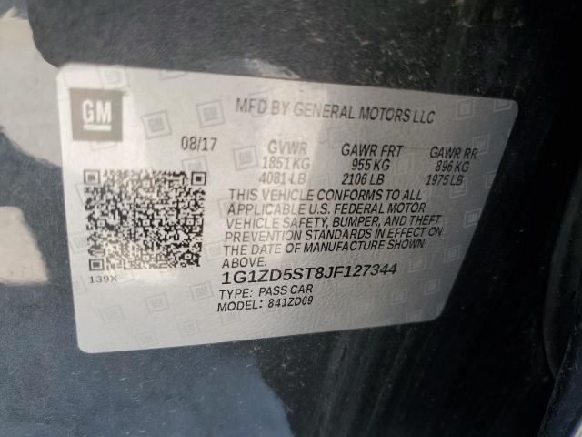2018 CHEVROLET MALIBU LT - 1G1ZD5ST8JF127344