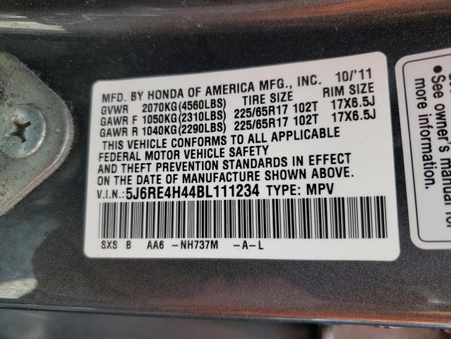 5J6RE4H44BL111234 2011 HONDA CRV