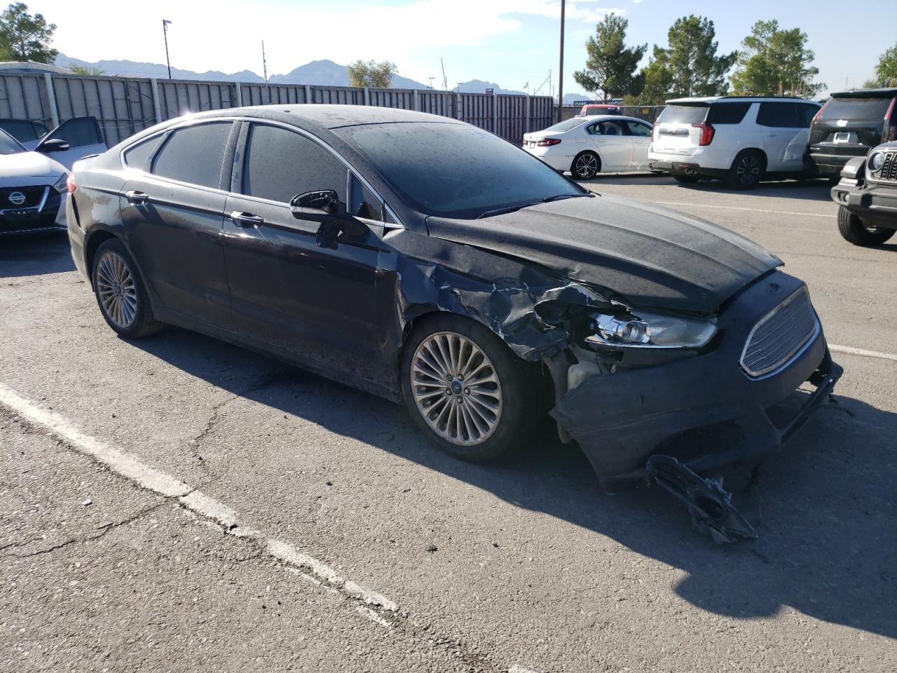 Lot #2855644128 2014 FORD FUSION TIT