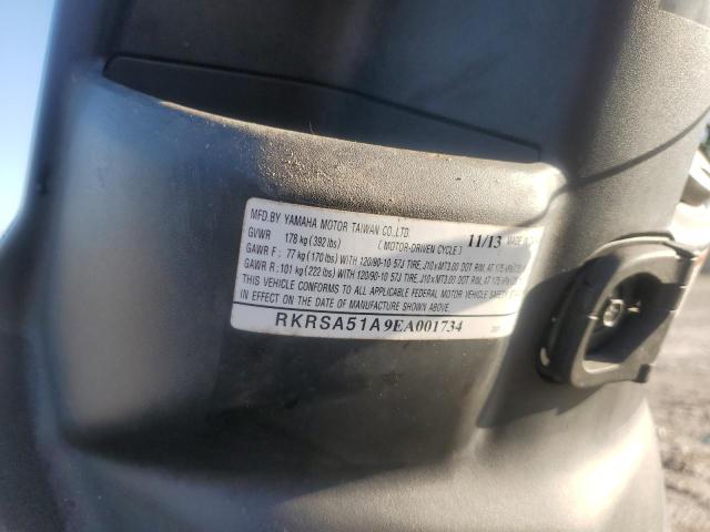 2014 YAMAHA YW50 FX RKRSA51A9EA001734