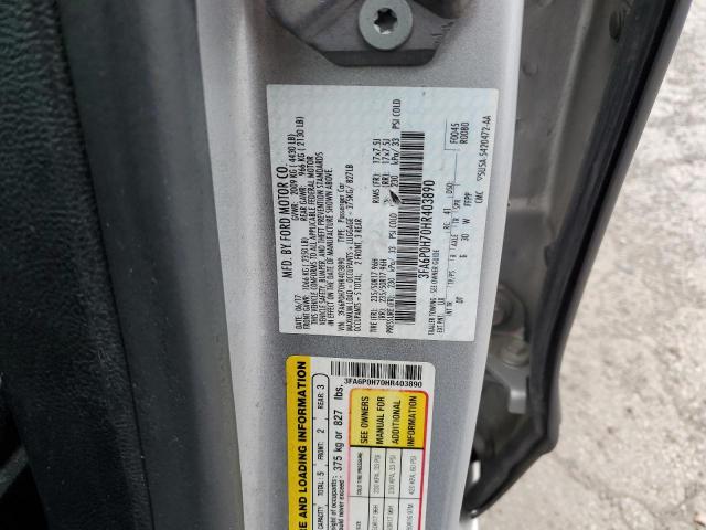 2017 FORD FUSION SE - 3FA6P0H70HR403890