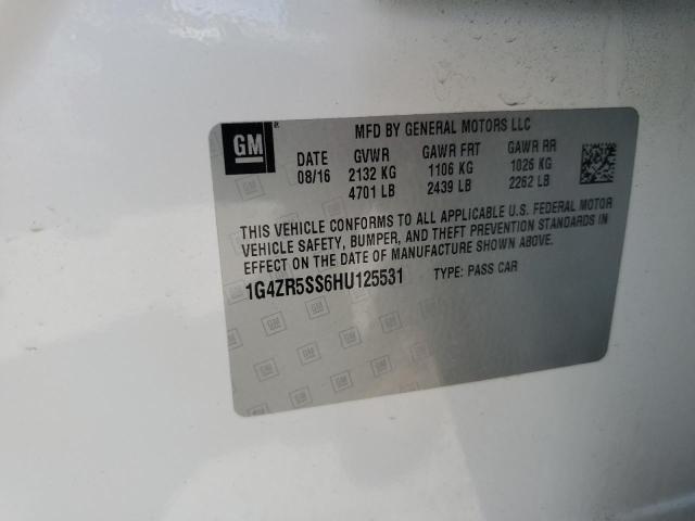 2017 BUICK LACROSSE P - 1G4ZR5SS6HU125531