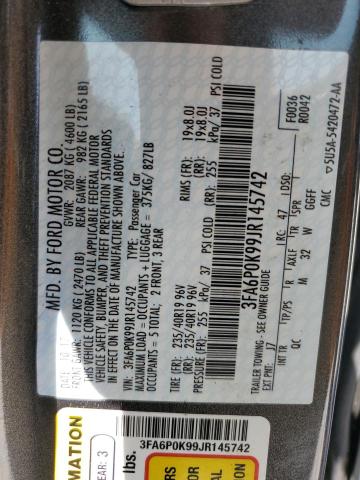 VIN 3FA6P0K99JR145742 2018 Ford Fusion, Titanium/Pl... no.12