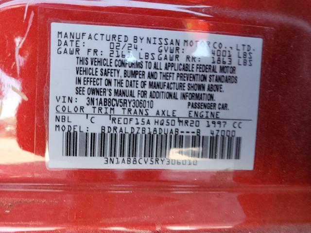2024 NISSAN SENTRA SV - 3N1AB8CV5RY306010