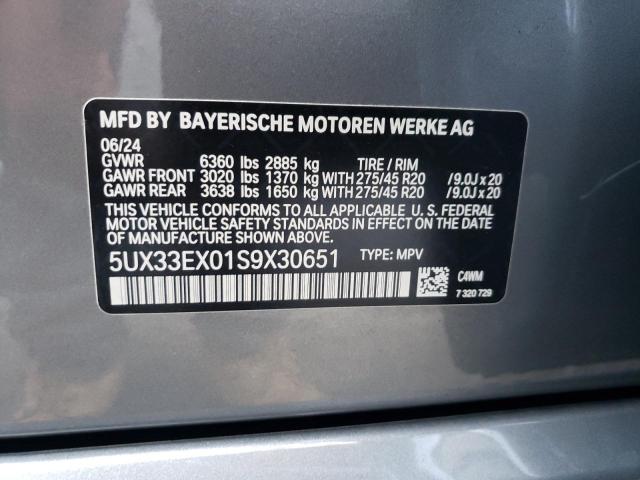 2025 BMW X6 XDRIVE4 5UX33EX01S9X30651