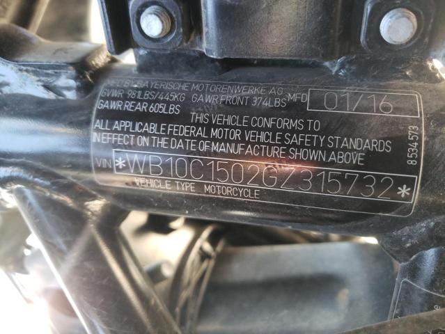 2016 BMW C650 GT WB10C1502GZ315732