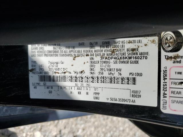 2019 FORD FIESTA ST - 3FADP4GX8KM160270