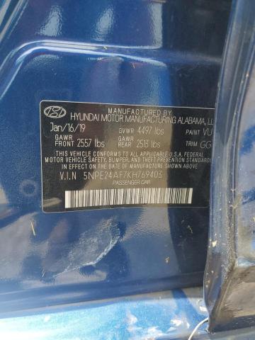 2019 HYUNDAI SONATA SE - 5NPE24AF7KH769403