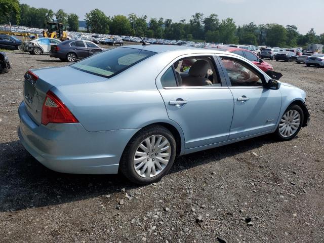 FORD FUSION HYB 2010 blue sedan 4d hybrid engine 3FADP0L3XAR159408 photo #4