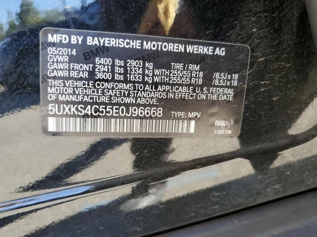 VIN 5UXKS4C55E0J96668 2014 BMW X5, Xdrive35D no.13