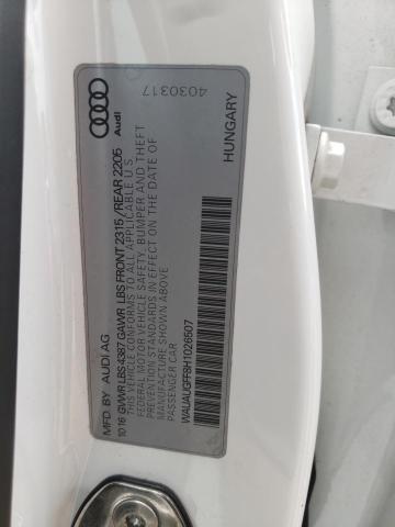 2017 AUDI A3 PREMIUM - WAUAUGFF8H1026507