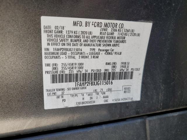 2018 FORD TAURUS LIM - 1FAHP2F8XJG115016