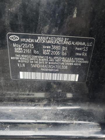 2016 HYUNDAI ELANTRA SE - 5NPDH4AE8GH700308