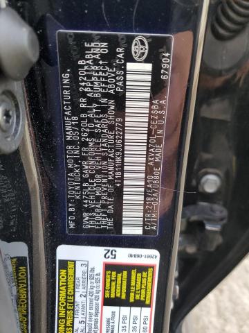 VIN 4T1B11HK9JU622779 2018 Toyota Camry, L no.12