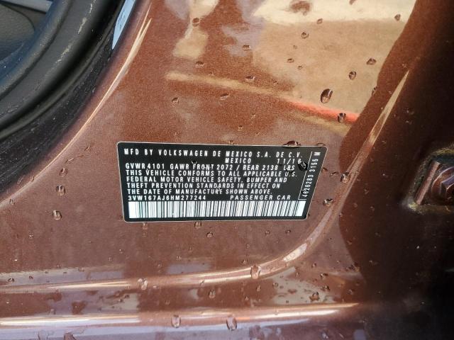 2017 VOLKSWAGEN JETTA S - 3VW167AJ6HM277244