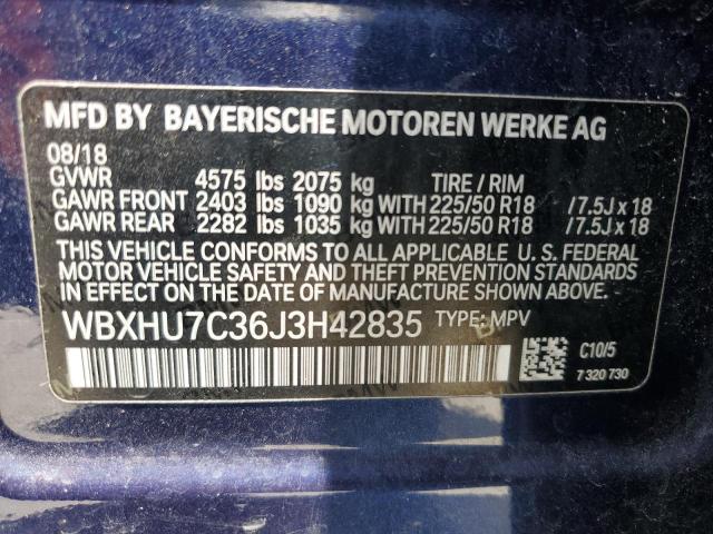 VIN WBXHU7C36J3H42835 2018 BMW X1, Sdrive28I no.14