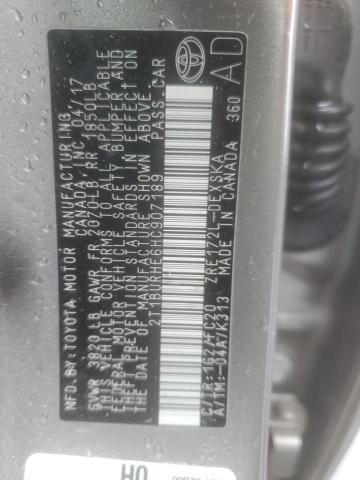2017 TOYOTA COROLLA L - 2T1BURHE6HC907189