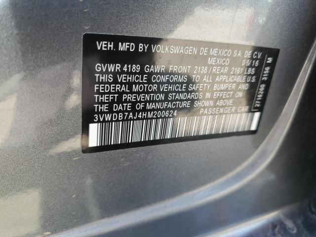 2017 VOLKSWAGEN JETTA SE - 3VWDB7AJ4HM200624