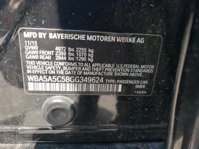 VIN WBA5A5C58GG349624 2016 BMW 5 Series, 528 I no.13